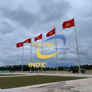 Cột cờ inox Tân Tiến