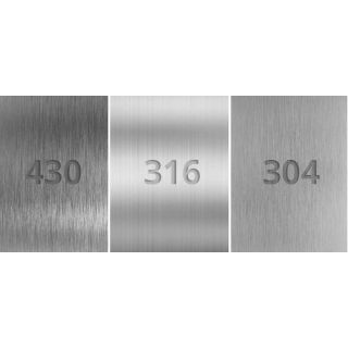 So sánh inox 430 và 304