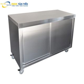 Tủ inox có bánh xe