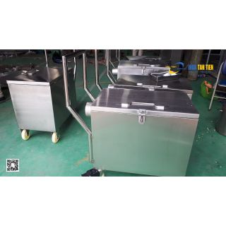 Xe đẩy inox giá rẻ chất lượng chuyên dùng cho việc di chuyển