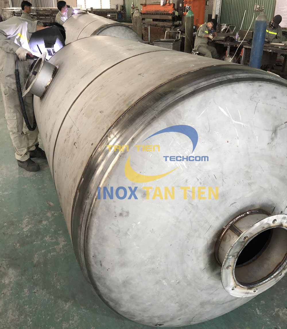 Bồn inox chứa xăng dầu 
