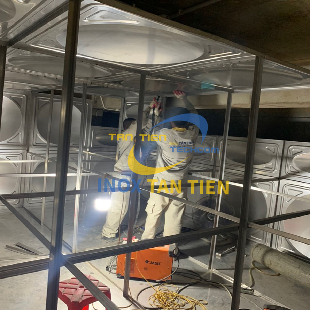 Bồn nước inox lắp ghép 