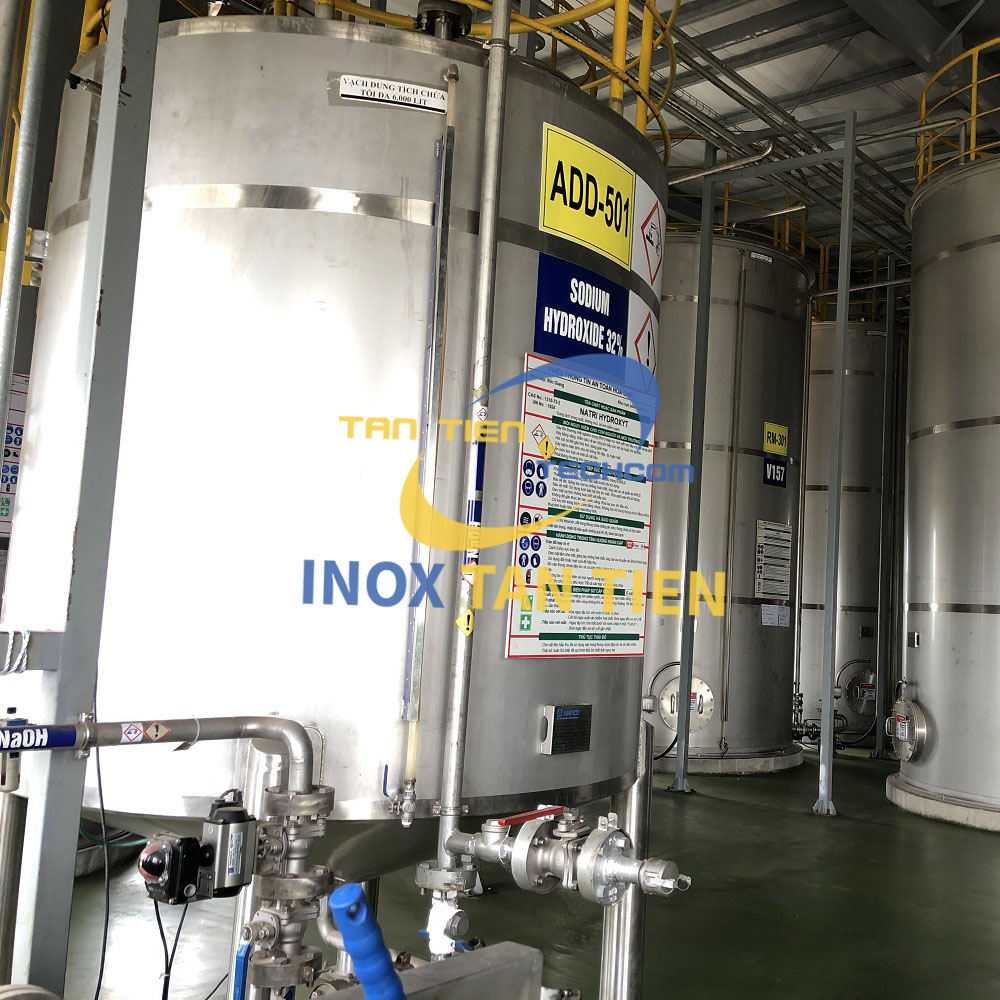 Bồn inox chứa h&oacute;a chất