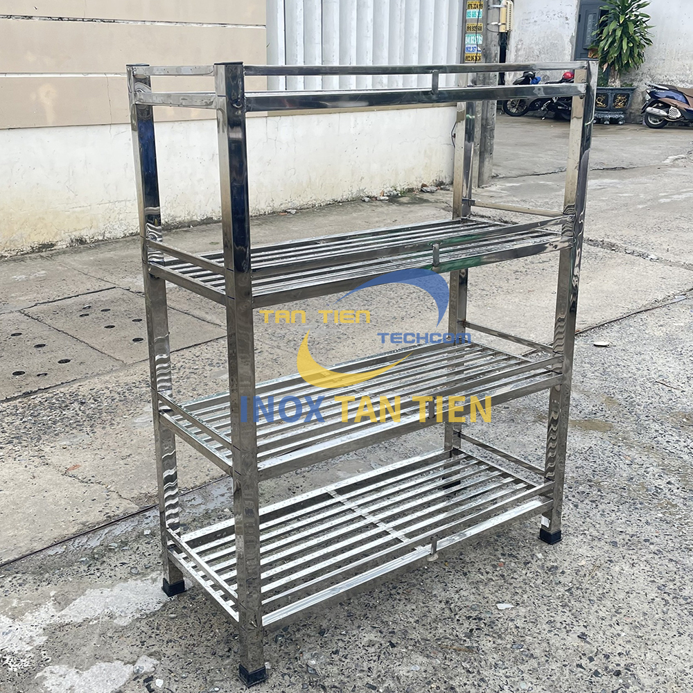Kệ inox song dạng hộp 
