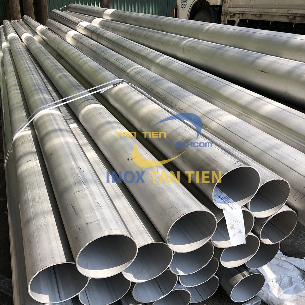 Ống inox tr&ograve;n dạng đ&uacute;c 