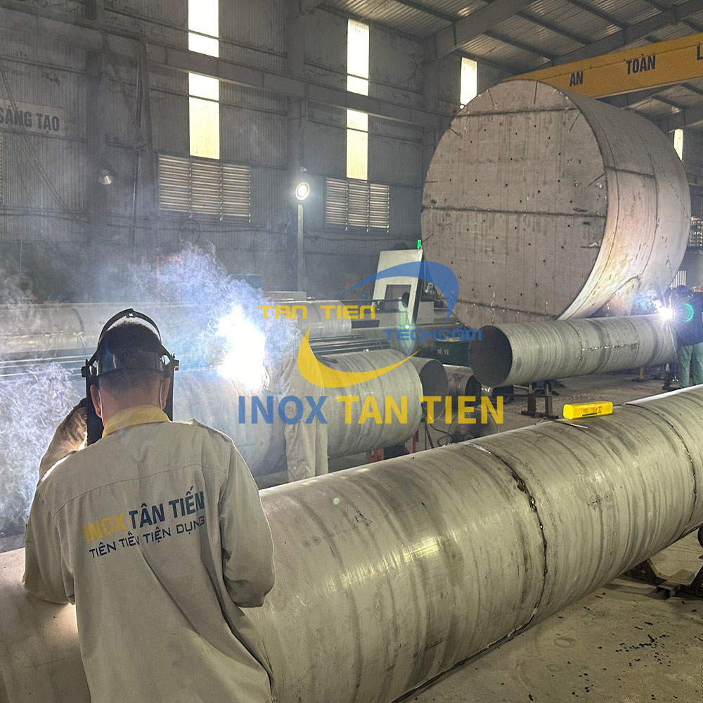 Kết nối ống inox bằng phương ph&aacute;p h&agrave;n