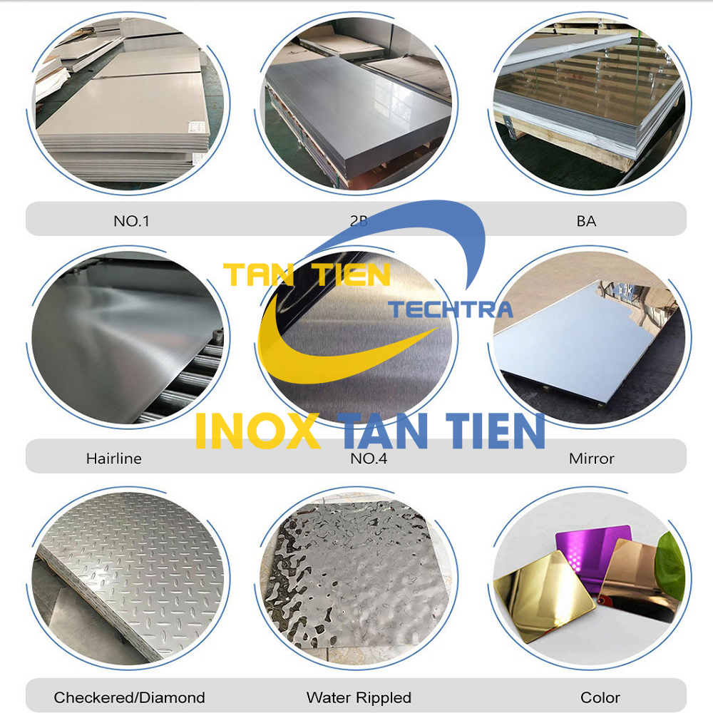 Sự kh&aacute;c nhau giữa c&aacute;c bề mặt inox 