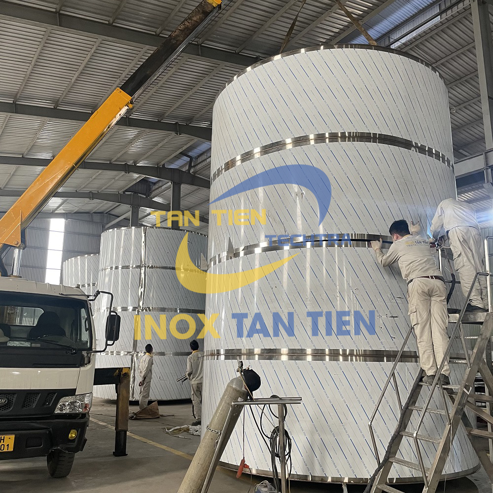 Bồn chứa inox T&acirc;n Tiến